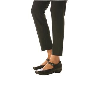 Dansko Women’s Fawna Mary Janes Black Size 37 Regular Black Leather Comfort Boho